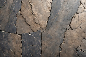 Elegant decorative natural stone texture with organic cracks and weathered surface