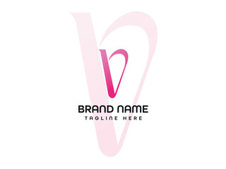 v letter logo
