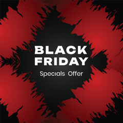 black Friday sale banner layout design