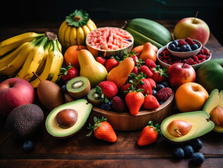 vegan food fruits