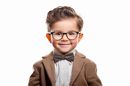 Carnival Career: Child's Carnival Adventure as a Professor, Lawyer, and Entrepreneur, Wearing Glasses and Wielding Dreams