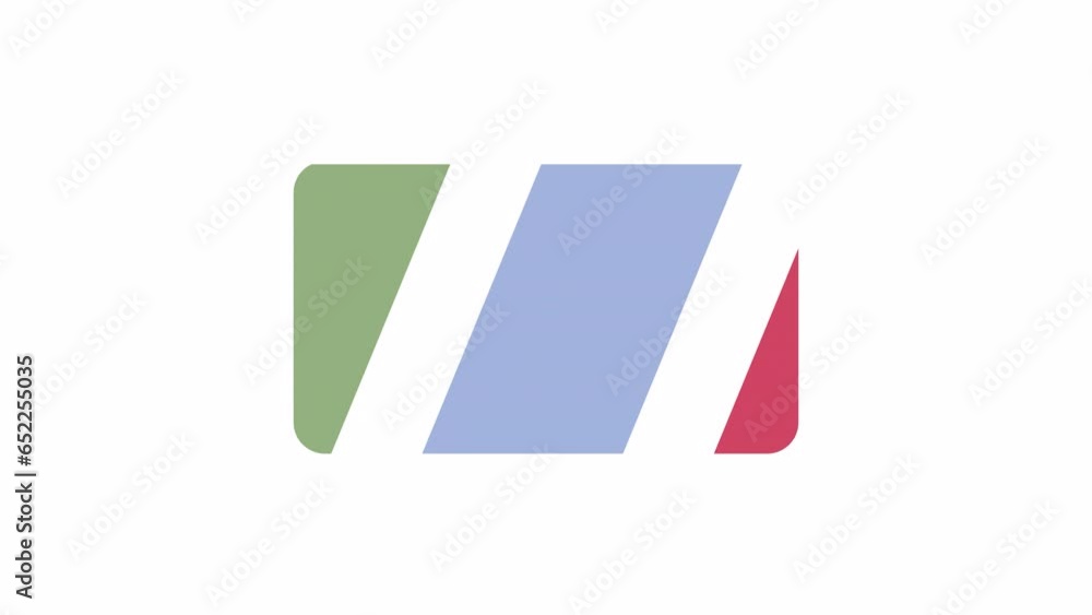 Poster diagonal stripes moving 2d element animation. geometric dynamic flat ui element cartoon 4k video, tr