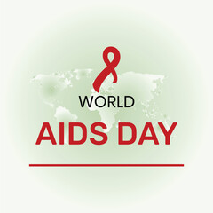 World AIDS Day Banner Background Illustration