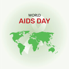 World AIDS Day Banner Background Illustration