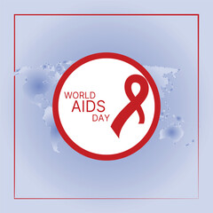 World AIDS Day Banner Background Illustration