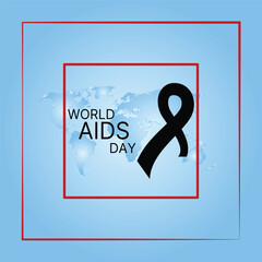 World AIDS Day Banner Background Illustration