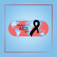 World AIDS Day Banner Background Illustration