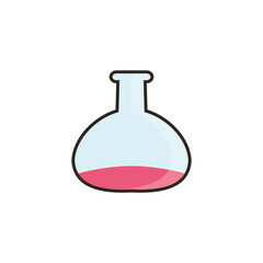 Laboratory element. Chemistry icon