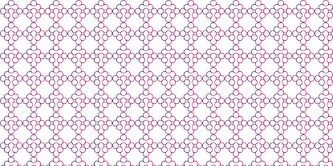 Seamless pattern with hearts and stripes. Minimalist purple pattern floral fabric ornament texture. 