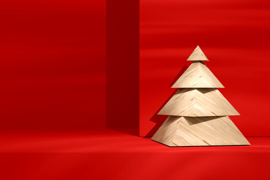 Christmas Concept, New Year 2024, 3D