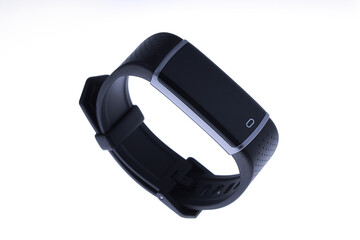 White Background Black Social Distancing Wrist bands