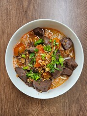 Thai spicy noodle. 