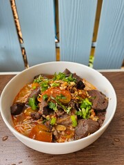 Thai spicy noodle. 