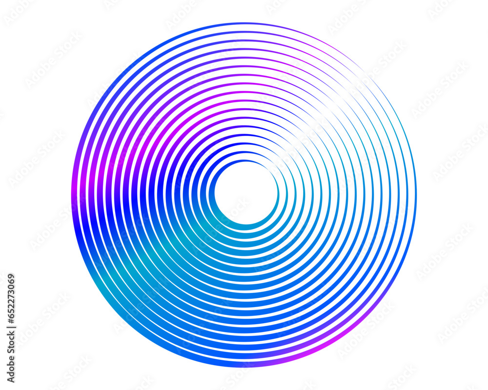 Poster abstract background with circles