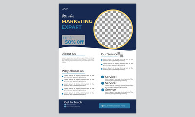 creative & modern professional flyer design