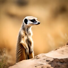 Fototapeta premium meerkat on the lookout