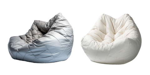 Bean Bag, transparent background, isolated image, generative AI

