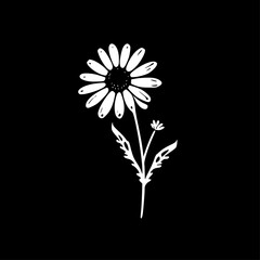Flowers | Minimalist and Simple Silhouette - Vector illustration