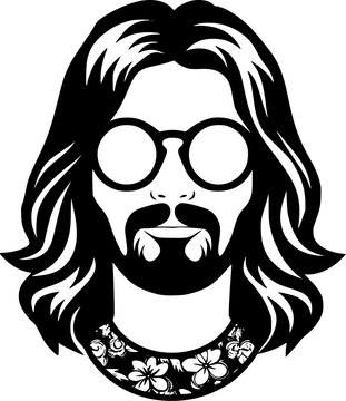 recommend clip art: Hippy - High Quality Vector Logo - Vector illustration ideal for T-shirt graphic