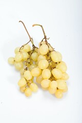 Sweet and ripe white grapes