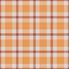 Pattern background texture of seamless fabric vector with a plaid check tartan textile.