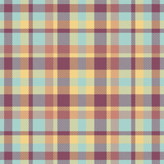 Pattern textile background of plaid vector seamless with a check tartan texture fabric.