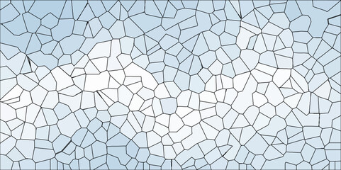 Pastel light blue stone tile pattern. Cement kitchen decor. Mint marble bath floor. Fabric vintage print. Quartz glass natural fragment. with black lines broken glass grunge art vintage design