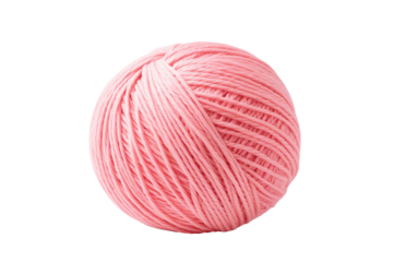 A ball of yarn, transparent background, isolated image, generative AI
