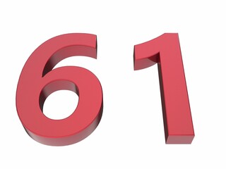 3d number isolated texture background rendering illustration