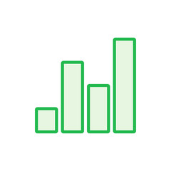 Growing graph Icon set. Chart icon. diagram icon