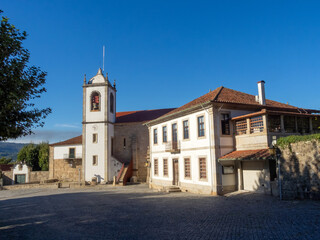 Fototapeta na wymiar Monastery of Santa María de Vila Boa do Bispo. National Monument since 1977. Marco de Canaveses, Portugal.