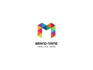 M color full logo monogram