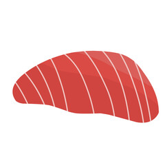Akami Slice Sashimi Cartoon 