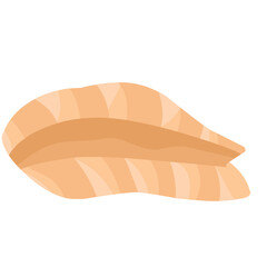 Shrimp Slice Sashimi Cartoon 