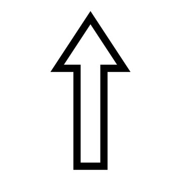 recommend clip art: Up arrow button for web or app development, navigation arrow sign icon
