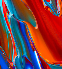 Oil paint brush strokes texture background