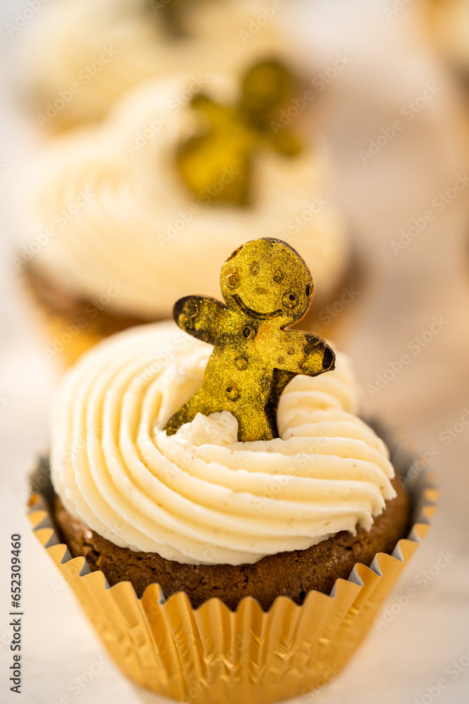 Poster Gingerbread cupcakes