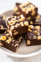 Chocolate hazelnut fudge