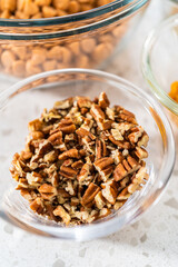 Pumpkin spice fudge with pecans