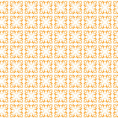 Abstract ornament simple lace monochrome seamless pattern for decor, fabric or scrapbook. Vector background