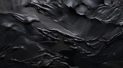 black paint strokes background.