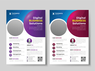 modern corporate Business Flyer Template