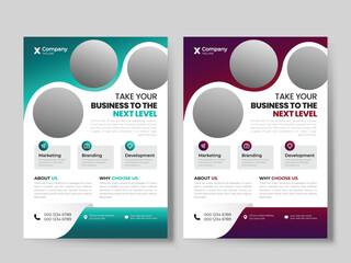 modern corporate Business Flyer Template