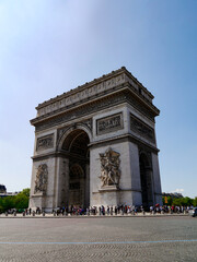 Fototapeta na wymiar Arc de Triomphe in paris france