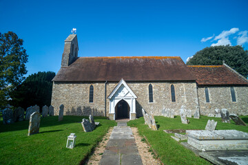 Fototapeta na wymiar St Mary's Church, Chidham, West Sussex, UK