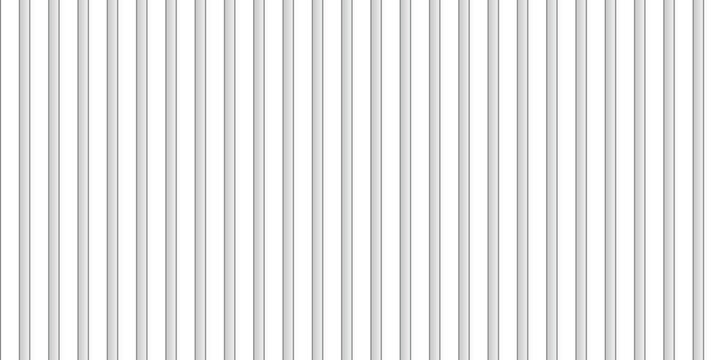 Striped background with white stripes. Seamless pattern white line vector grey texture.