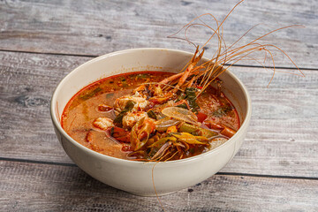 Thai traditional cuisine - Tom Yum soup