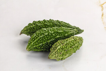 Green raw bitter lemon vegetables
