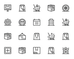Ecommerce Icon Set For Your Design