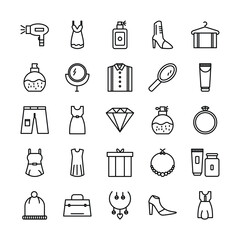 Fashion Icon Set For Your Design